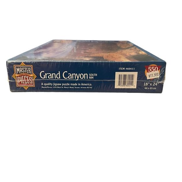 Master Pieces Jigsaw Puzzles Grand Canyon South Rim 550 Piece‎ 18”x24” 60411 NEW - Picture 5 of 6